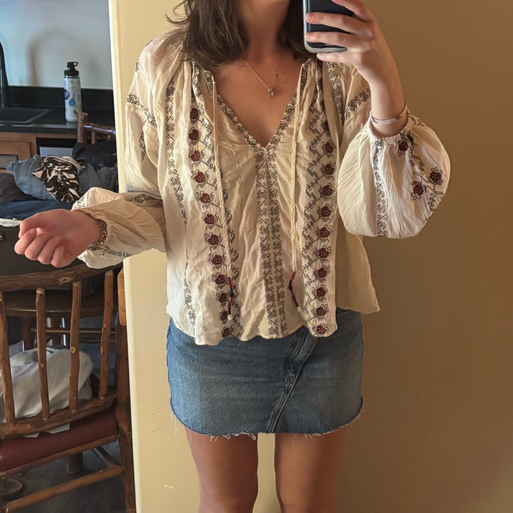 Beautiful zara gauzey top